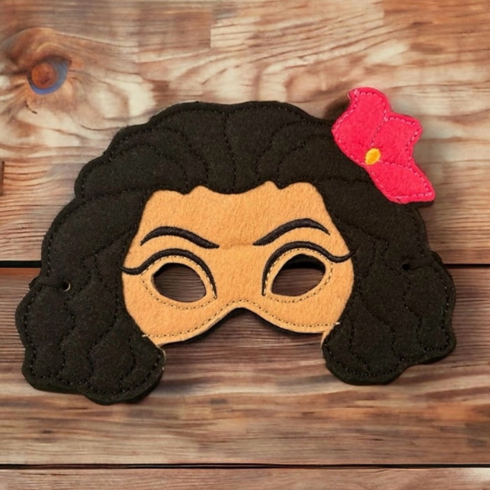 Soft Fabric Character Princess Children's Play Mask